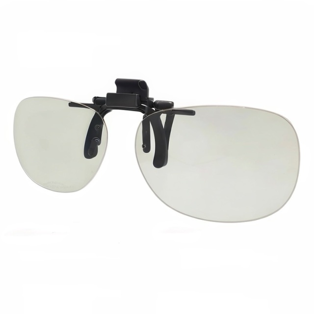 Clip-On Plastic Circular Polarized 3D Glasses (Model:SNCPL055C)