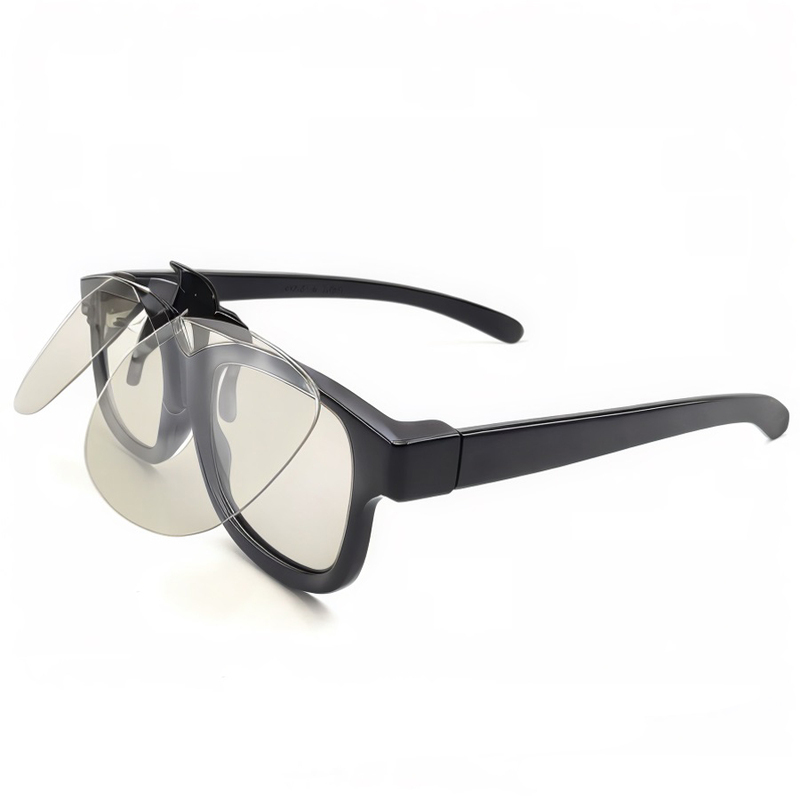 Clip-On Plastic Circular Polarized 3D Glasses (Model:SNCPL055C)