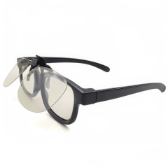 Clip-On Plastic Circular Polarized 3D Glasses (Model:SNCPL055C)