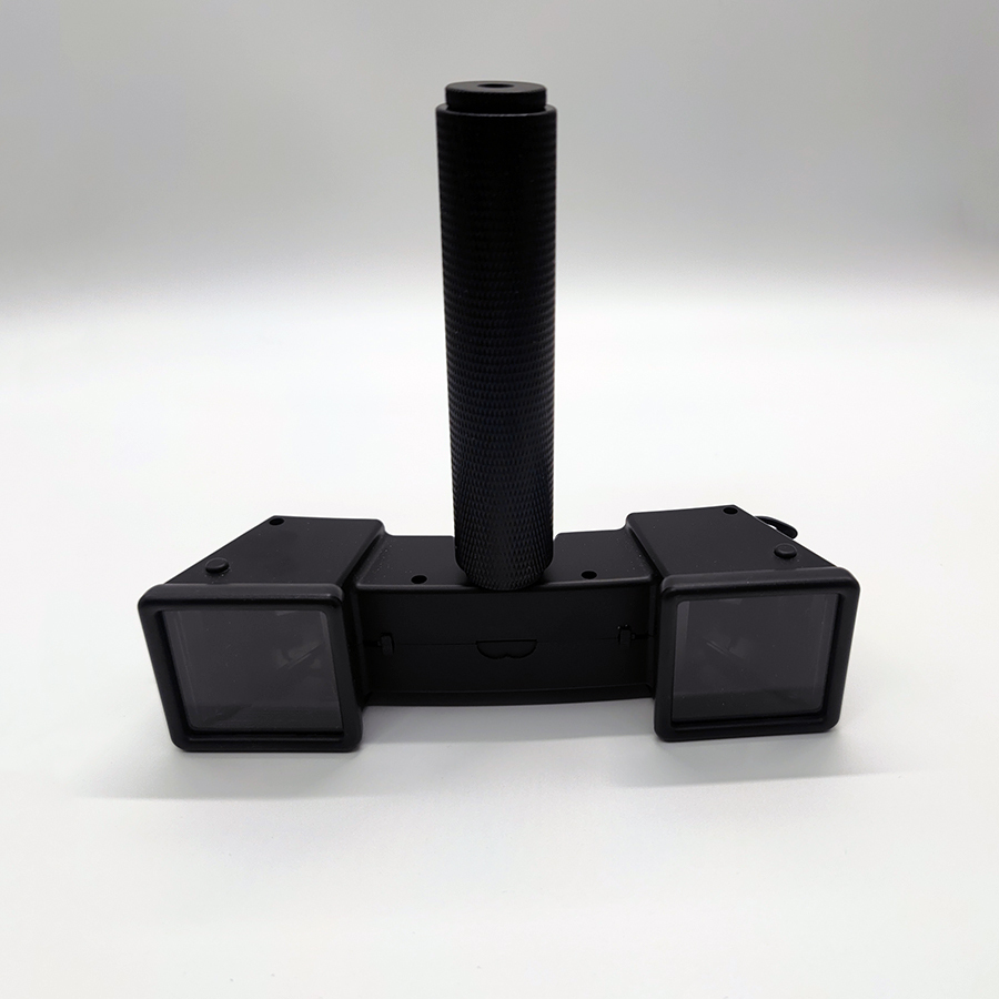 Universal Aluminum Alloy Handheld Grip – Precision 1/4" Screw Handle for 3D Viewers, Mini Cameras & Stabilizers (Model:SNCH001)