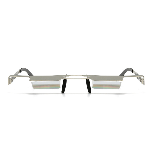 Ultra-Light Aluminum-Magnesium Prism Lazy Readers - 43g 90 Degree Bed Glasses for Phubbers (Model:SNRG005)