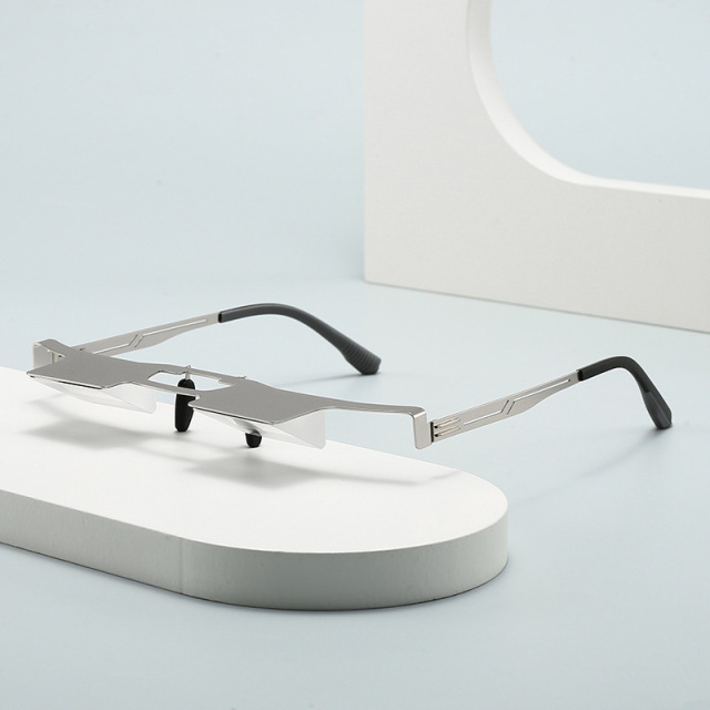 Ultra-Light Aluminum-Magnesium Prism Lazy Readers - 43g 90 Degree Bed Glasses for Phubbers (Model:SNRG005)