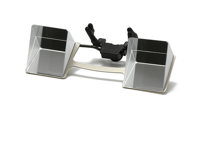 Clip-On 90° Prism Lazy Glasses – Horizontal Reading & Viewing Spectacles (Model:SNRG006)