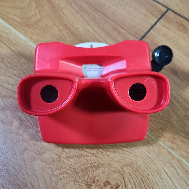 Classic 3D Reel Viewer for Kids – Retro Style Stereoscope Toy with Picture Discs (Model:SNRV092-1)