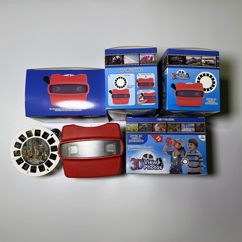 Classic 3D Reel Viewer for Kids – Retro Style Stereoscope Toy with Picture Discs (Model:SNRV092-1)