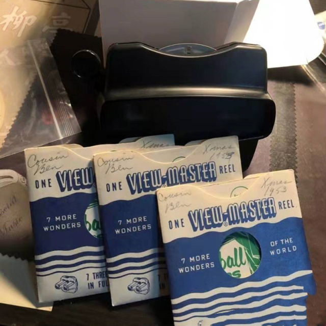 Classic 3D Reel Viewer for Kids – Retro Style Stereoscope Toy with Picture Discs (Model:SNRV092-2)