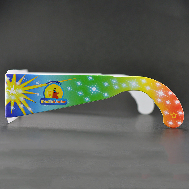 Paper Diffraction Fireworks Glasses – Multi-Rainbow Effect Event Eyewear (Model:SNFW001)