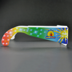 Paper Diffraction Fireworks Glasses – Multi-Rainbow Effect Event Eyewear (Model:SNFW001)