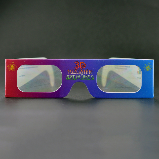 Paper Diffraction Fireworks Glasses – Multi-Rainbow Effect Event Eyewear (Model:SNFW002)