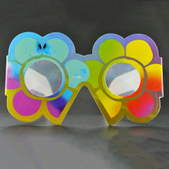 Paper Diffraction Fireworks Glasses – Multi-Rainbow Effect Event Eyewear (Model:SNFW003)
