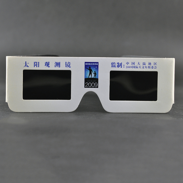 Paper Solar Eclipse Glasses – ISO 12312-2:2015 Compliant Filters (Model:SNSE002)