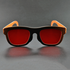 Custom Paper Decoder Glasses – Red Reveal Hidden Message Viewer (Model:SNPD001)