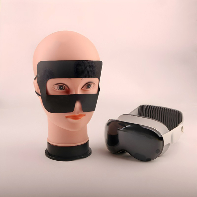 Ultrasonic Welded Disposable VR Eye Mask with Ear Straps (Model:SNVEM012)