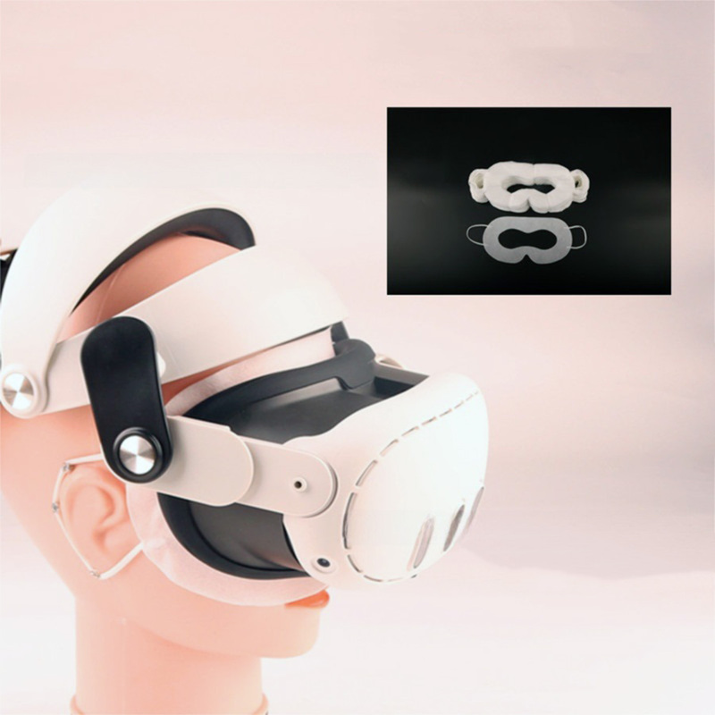 Disposable VR Eye Mask - Large Spunlace Sweatproof Face Cover (Model:SNVEM049)