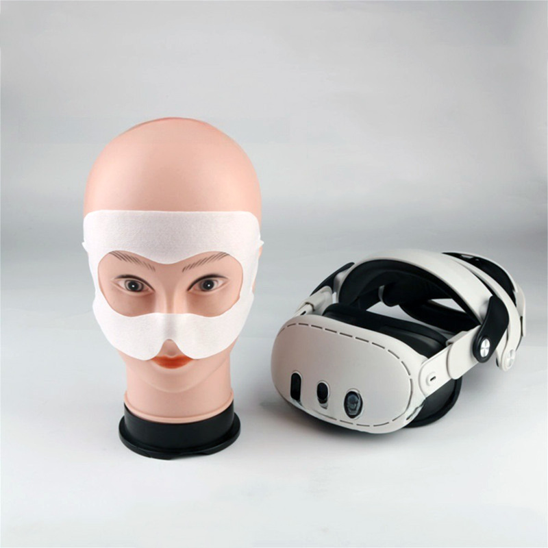 Disposable VR Eye Mask - Large Spunlace Sweatproof Face Cover (Model:SNVEM049)