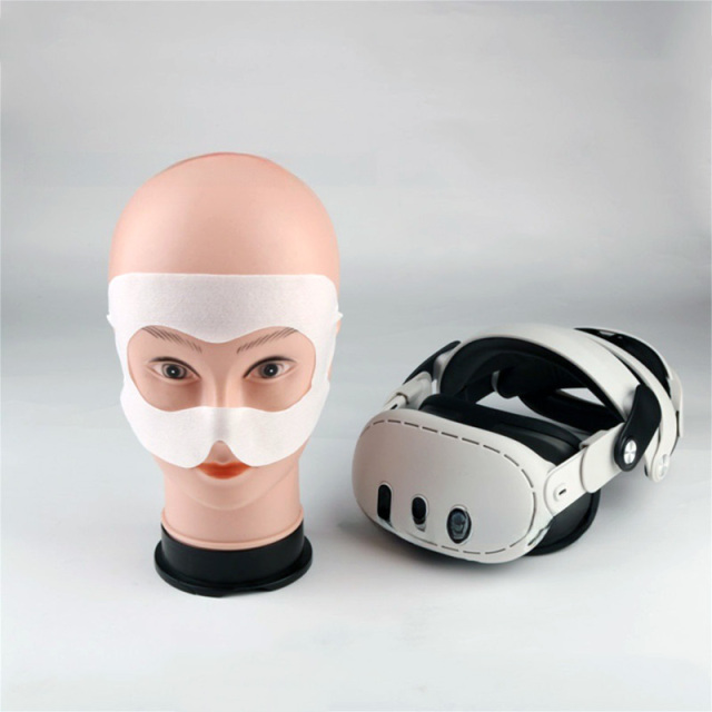 Disposable VR Eye Mask - Large Spunlace Sweatproof Face Cover (Model:SNVEM049)