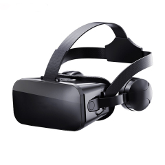 Immersive 3D VR Headset with Built-in Hi-Fi Headphones - Virtual Reality Glasses for 4.7"-6.7" Smartphones (Model:SNVR003)