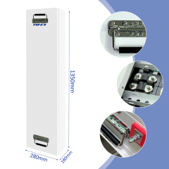 RND 48V 200Ah 超薄磷酸铁锂电池 | 适用于房车和船舶的 10.24kWh 高压系统