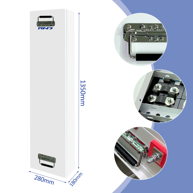 RND 48V 200Ah 超薄磷酸铁锂电池 | 适用于房车和船舶的 10.24kWh 高压系统