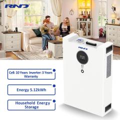 RND-E5 5kWh 24V Wall Mounted Solar Battery Storage | 3.6kW Inverter Built-in