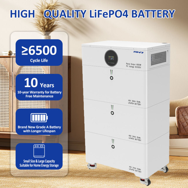 RND-T45 45kWh Large Capacity Solar Battery Bank | 942Ah | Movable Design