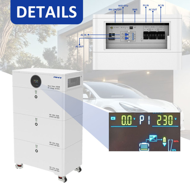 RND-T45 45kWh Large Capacity Solar Battery Bank | 942Ah | Movable Design