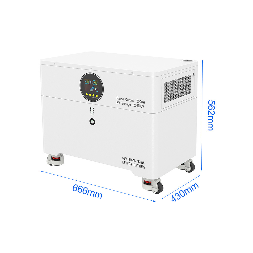 RND-K15 15kWh一体式家用储能系统 | 48V 12kW大功率