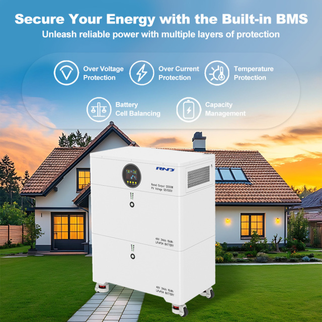  RND-K30 30kWh High Capacity Battery Cabinet | 12kW Hybrid Inverter Included