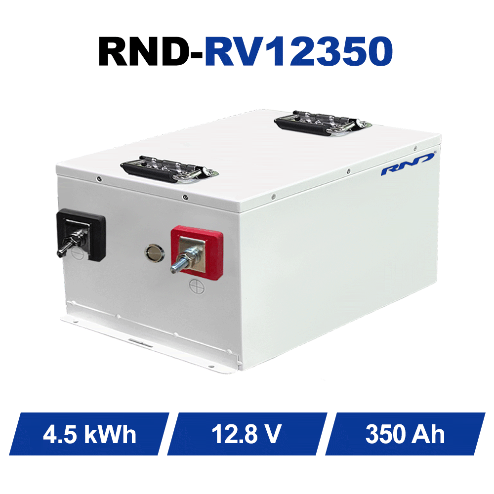 RND 12V 350Ah 深循环锂电池 | 4.5kWh IP65 船用级
