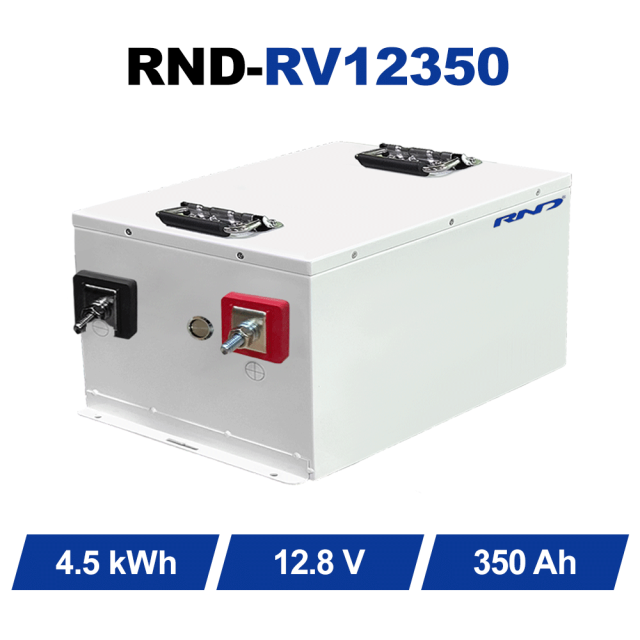 RND 12V 350Ah Deep Cycle Lithium Battery | 4.5kWh IP65 Marine Grade