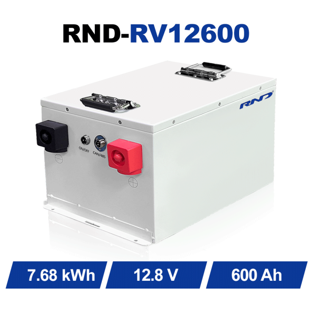 RND 12V 600Ah Monster Capacity LiFePO4 Battery | 7.68kWh Off-Grid Power Bank