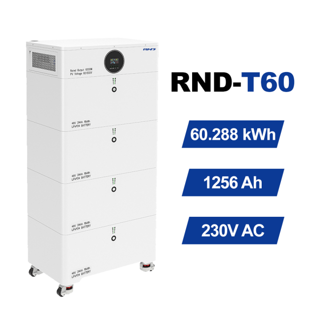 RND-T60 60kWh Commercial Grade Movable ESS | 1256Ah | 6kW Power