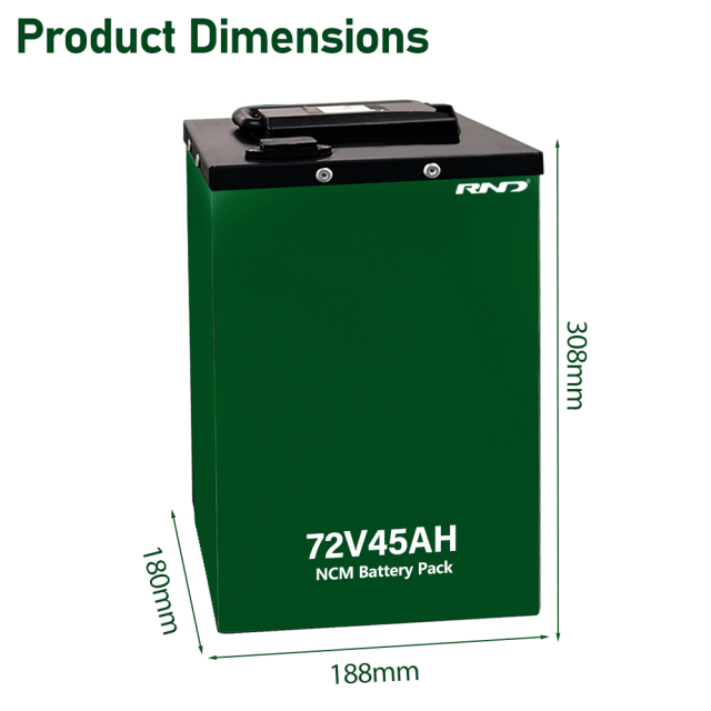 RND Premium 72V 45Ah Semi-Solid State NCM Battery | Ultra-Lightweight & High Density