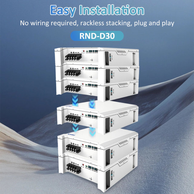 RND Stackable home storage battery D30