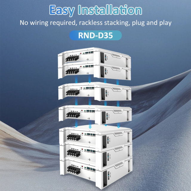 RND Stackable home storage battery D35