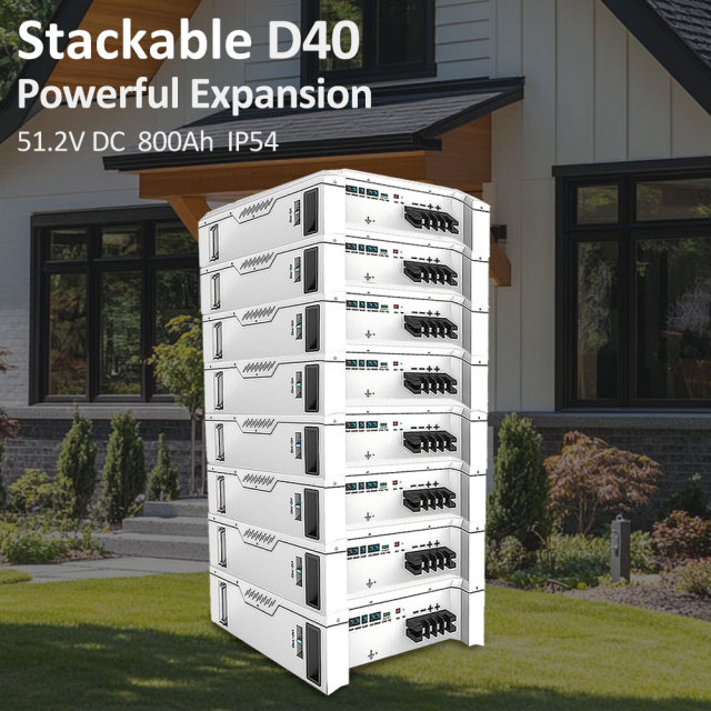 RND Stackable home storage battery D40
