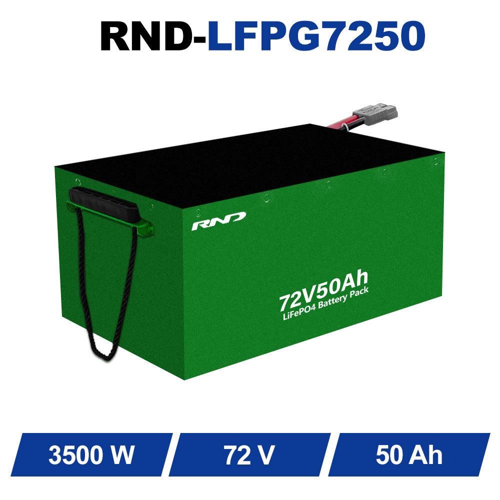 RND 72V50Ah 原厂磷酸铁锂电池，三年质保