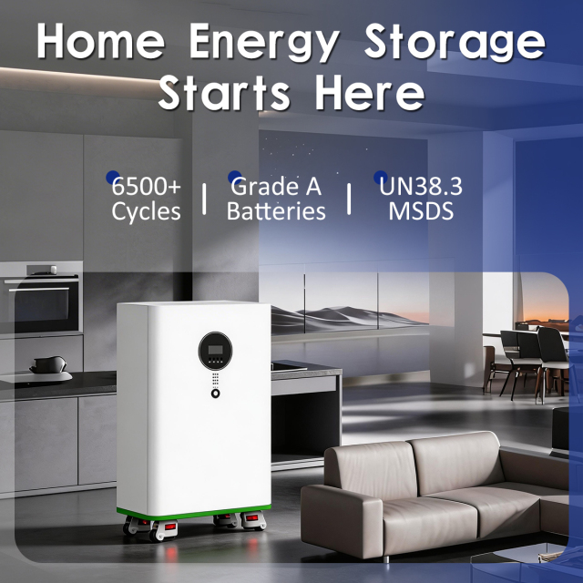 RND-T10 10kWh 51.2V Movable Solar Battery | 6kW Inverter | 206Ah LFP