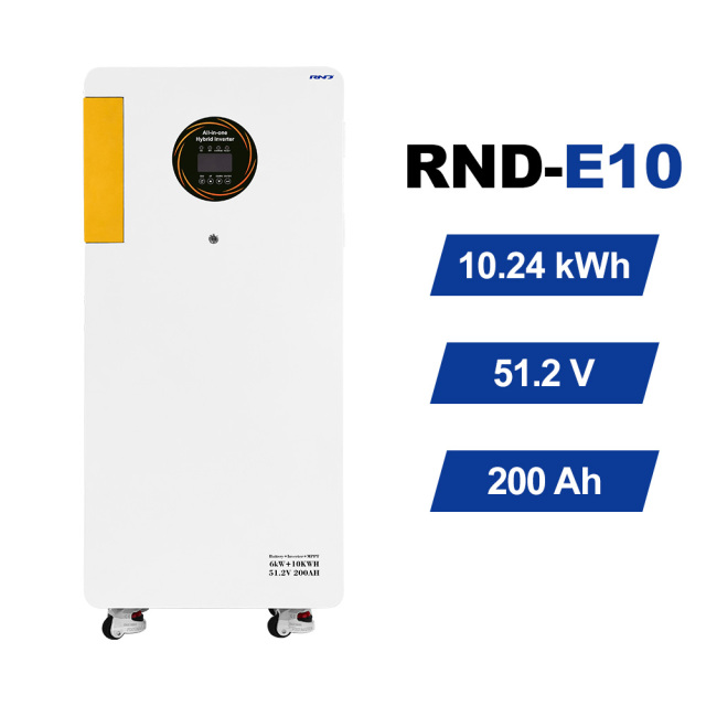 10.24kWh Residential Solar Energy Storage System | All-in-One LiFePO4 Battery RND-E10
