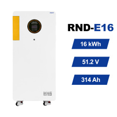 16kWh Home Battery Energy Storage System | LiFePO4 Solar Backup Battery RND-E16