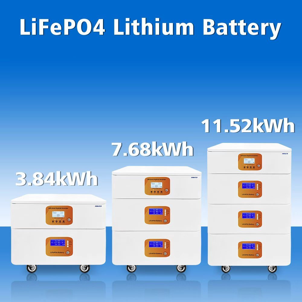 7.68kWh All in One Home Energy Storage System with LiFePO4 Battery and 3.6kW Inverter RND-N8