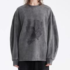 Premium Heavyweight Washed Long Sleeve Tee