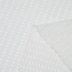 156gsm 67.6%Cotton 31.9%Polyester 0.5%Spandex Punched Hole Jacquard Fabric KF25114#
