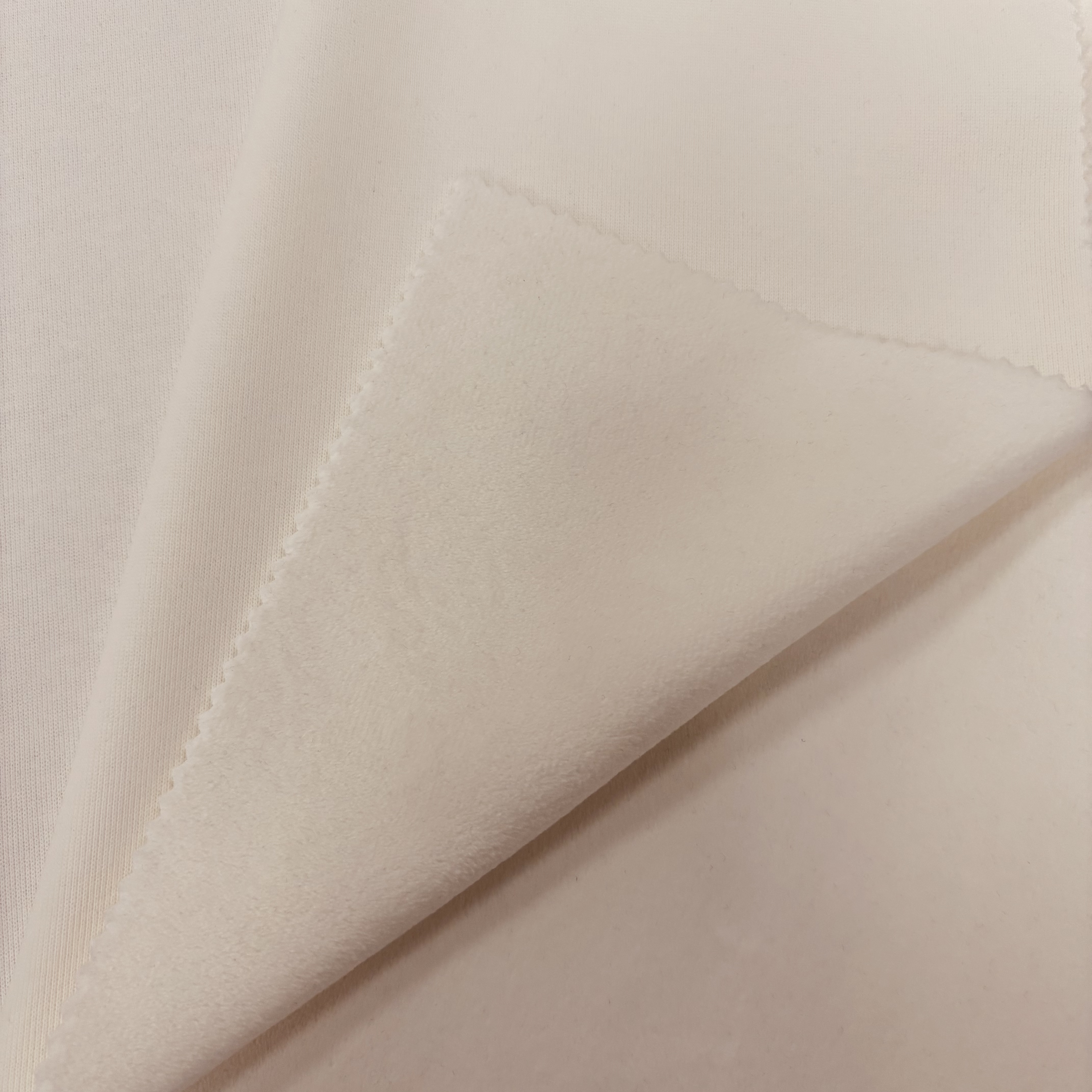 430 gsm Cotton ,Polyester,Spandex Double Bonded fabric HN243C#