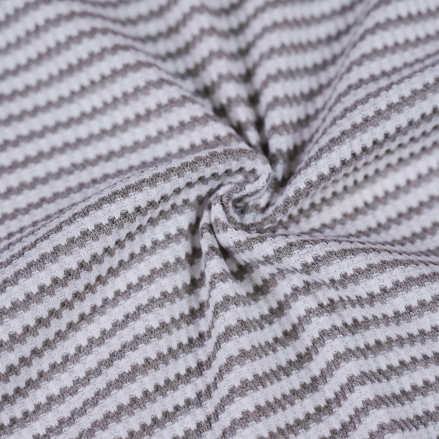210gsm 55%Cotton 37%Polyester 3%Spandex Stripe Waffle 1359#