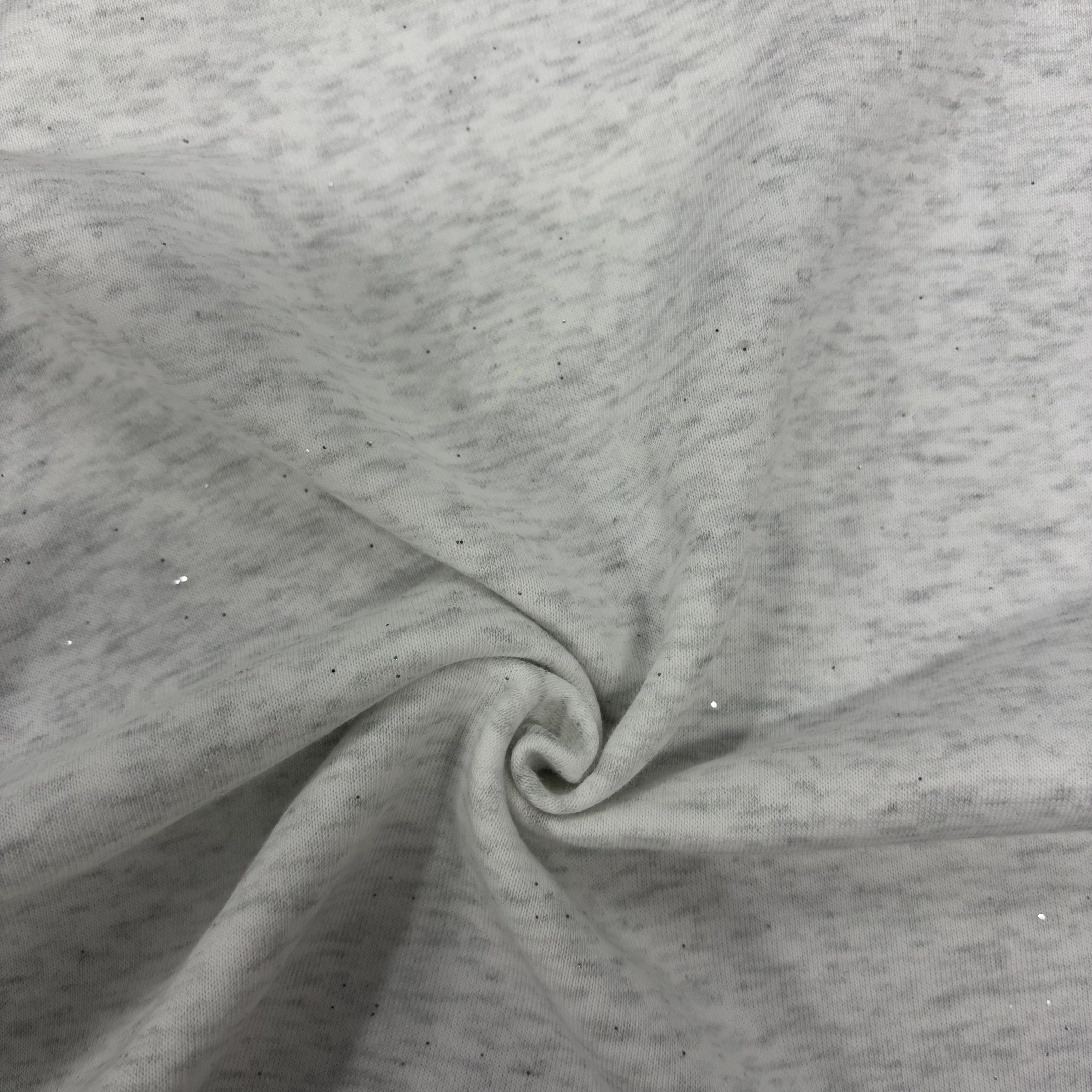 280gsm 42%Cotton 58%Polyester Frech Terry With Glitter Powder 613#