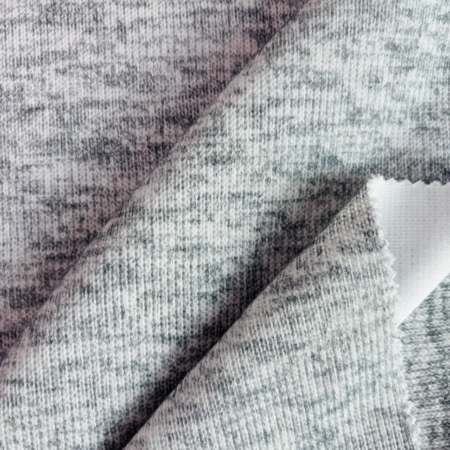 380gsm 57%Cotton 39.5%Polyester 3.5% Spandex 1*1Rib  Coarse Graned 2509269#Wax Dyed