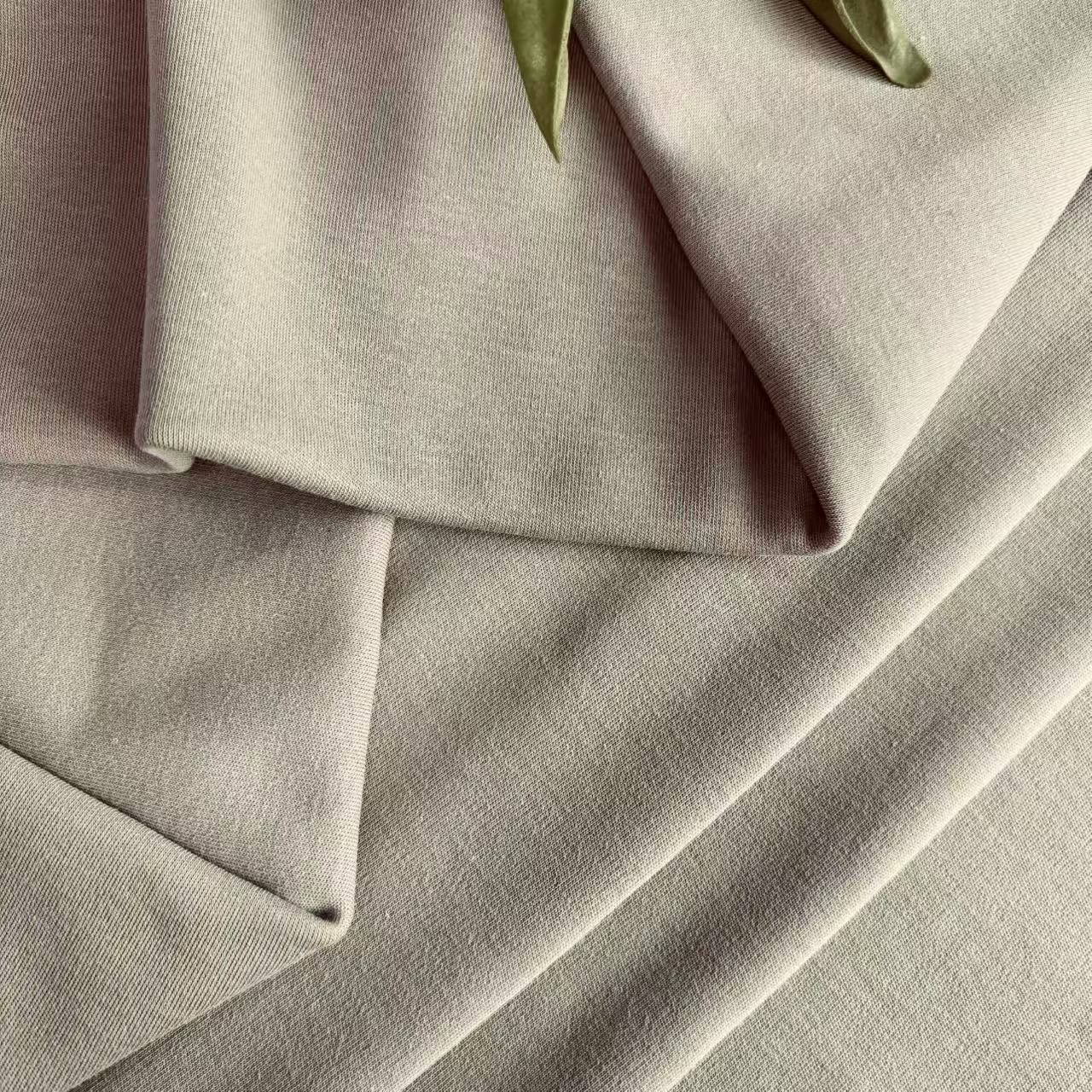 210gsm 48.5%Lyocell 48.5%Cotton 3%Spandex  Blends Interlock Knit HN274#