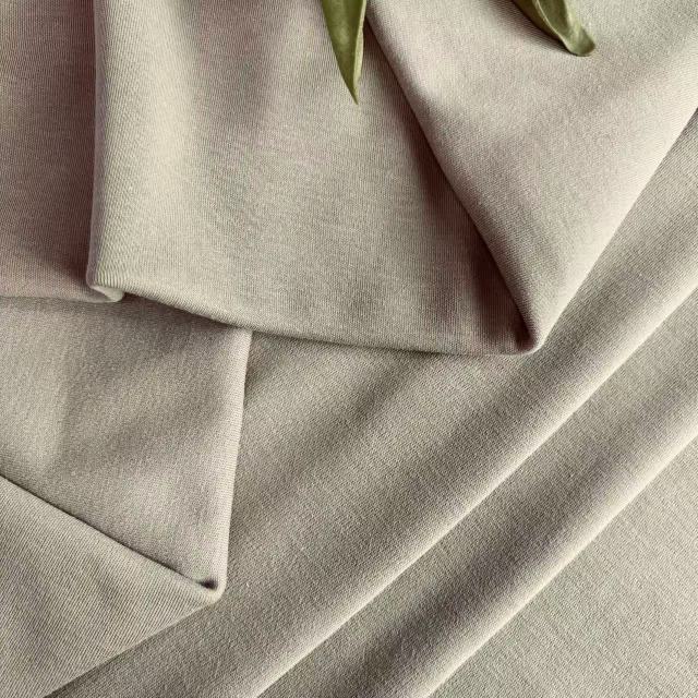 210gsm 48.5%Lyocell 48.5%Cotton 3%Spandex  Blends Interlock Knit HN274#