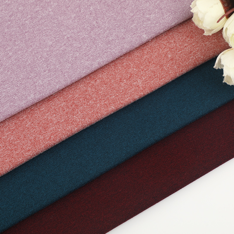 180gsm 90%Polyester 10%Spandex Jersey/Plain Peached CY803#